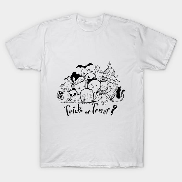 Trick or Treat? T-Shirt by blackList90